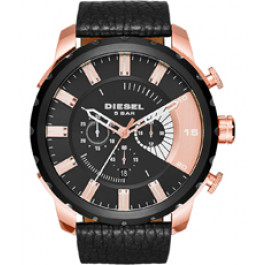 Uhrenarmband Diesel DZ4347 Leder Schwarz 26mm