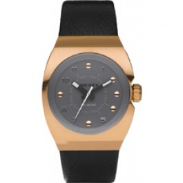 Uhrenarmband Diesel DZ5255 Leder Schwarz 18mm