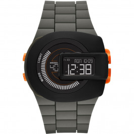 Uhrenarmband (Armband + Gehäuse-Kombination) Diesel DZ7299 Silikon Grün 28mm