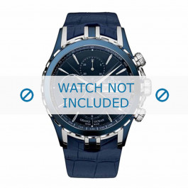 Uhrenarmband Edox 01113-357B-BUIN Leder Blau 22mm