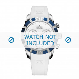 Edox Uhrenarmband 10405-357B-NAIN Silikon Weiss 18mm