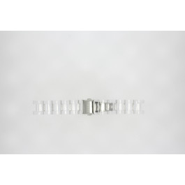 Uhrenarmband Fossil ES2603 / ES2609 Kunststoff Transparant 18mm