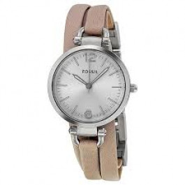 Uhrenarmband Fossil ES3159 Leder Beige 7mm