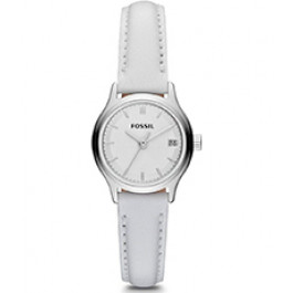 Uhrenarmband Fossil ES3275 Leder Weiss 12mm