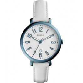 Uhrenarmband Fossil ES4203 Leder Weiss 14mm