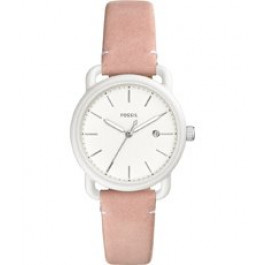 Uhrenarmband Fossil ES4400 Leder Rosa 16mm