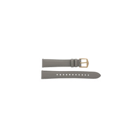 Uhrenarmband Fossil ES5097 Leder Grau 16mm