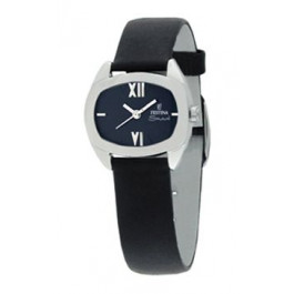 Uhrenarmband Festina F16013-6 Leder Schwarz 16mm