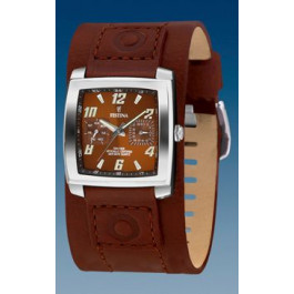 Uhrenarmband Festina F16182-5 Leder Braun 22mm