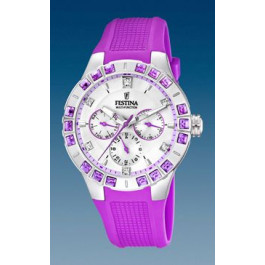 Uhrenarmband Festina F16559-5 Kautschuk Lila 15mm