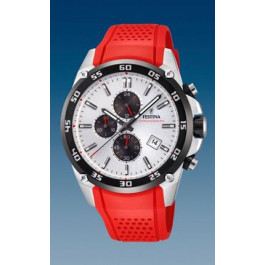 Uhrenarmband Festina F20330-1 Kautschuk Rot 25mm