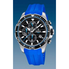 Uhrenarmband Festina F20370-5 Silikon Blau 23mm