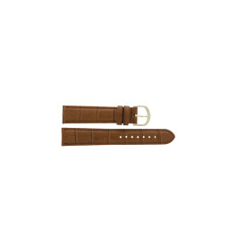 Uhrenarmband Universal F349Z / Anti-Allergic Leder Cognac 18mm