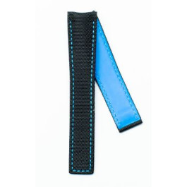 Uhrenarmband Tag Heuer FC6395 Nylon Schwarz 21.5mm