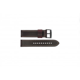 Uhrenarmband Fossil JR1502 Leder Braun 22mm