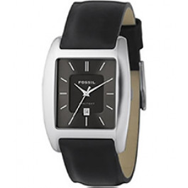 Uhrenarmband Fossil FS3042 Leder Schwarz 22mm