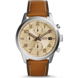 Uhrenarmband Fossil FS5140 Leder Braun 22mm