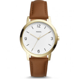 Uhrenarmband Fossil FS5427 Leder Braun 20mm