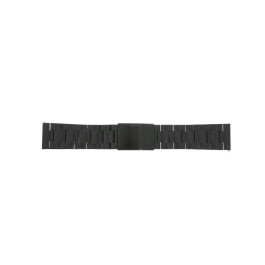 Uhrenarmband Fossil FTW1115 Rostfreier Stahl Schwarz 24mm