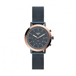 Uhrenarmband Fossil FTW5031 Stahl Anthrazitgrau 16mm