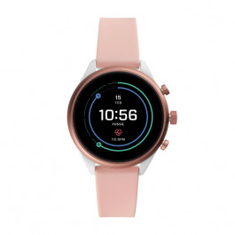 Uhrenarmband Fossil FTW6022 Kunststoff Rosa 18mm