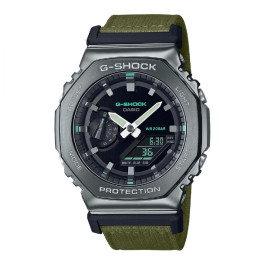 Uhrenarmband G-Shock GM-2100CB-3A Segeltuch Grün