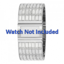 DKNY Uhrenarmband NY-3768 Stahl Silber 20mm 