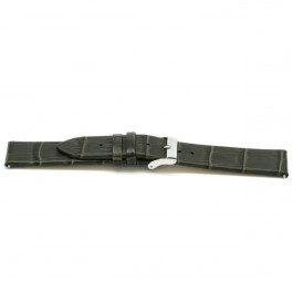 Uhrenarmband Universal F815 Leder Grau 18mm