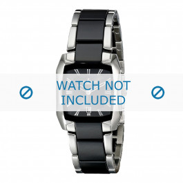 Jacques Lemans Uhrenarmband 1-1754A Keramik Zweifarbig