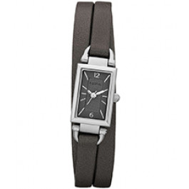 Uhrenarmband Fossil JR1371 Leder Grau 8mm