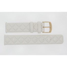 Uhrenarmband Smartwatch Festina F50002/1 / BC10977 Leder Weiss 18mm