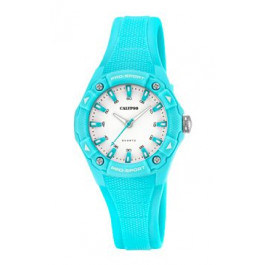 Uhrenarmband Calypso K5675-2 Kunststoff Türkis 16mm