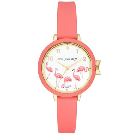 Uhrenarmband Kate Spade New York KSW1444 Silikon Rot