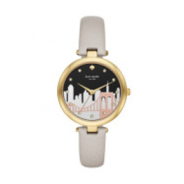 Uhrenarmband Kate Spade New York KSW1481 Leder Grau