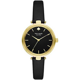 Uhrenarmband Kate Spade New York KSW9048 Leder Schwarz 16mm
