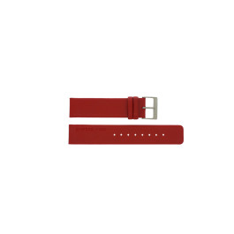 Uhrenarmband Rolf Cremer LB027.06 / Spirale Leder Rot 20mm