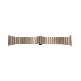 Apple (Ersatzmodell) Uhrenarmband LS-AB-107 Stahl Gold (Rosa) 42mm 