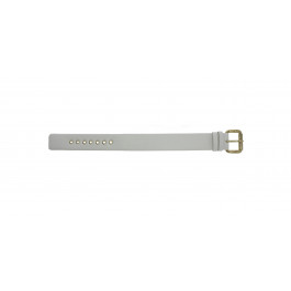 Uhrenarmband Marc by Marc Jacobs MBM1150 Leder Weiss 21mm