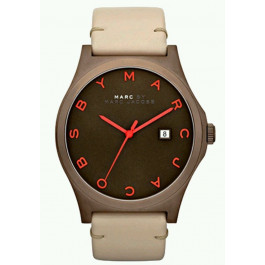 Uhrenarmband Marc by Marc Jacobs MBM1215 Leder Beige 20mm