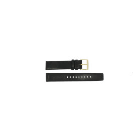 Uhrenarmband Marc by Marc Jacobs MBM1269 / MBM1218 / MBM3329 Leder Schwarz 18mm