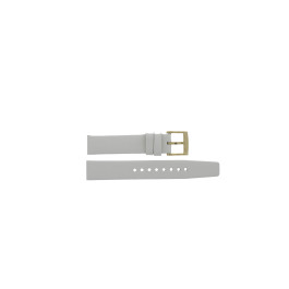 Uhrenarmband Marc by Marc Jacobs MBM1339 Leder Weiss 16mm