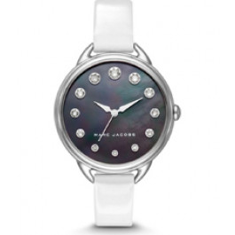 Uhrenarmband Marc by Marc Jacobs MJ1510 Leder Weiss 12mm