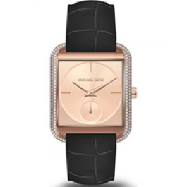 Uhrenarmband Michael Kors MK2611 Leder Schwarz 20mm