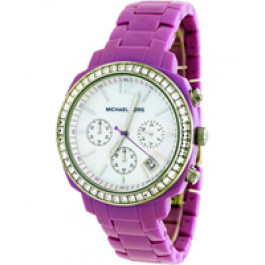 Uhrenarmband Michael Kors MK5220 Rostfreier Stahl Lila 20mm