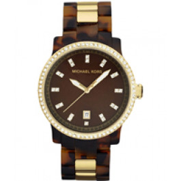 Uhrenarmband Michael Kors MK5714 Kunststoff Braun 18mm