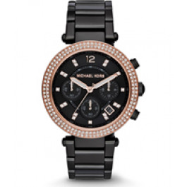 Uhrenarmband Michael Kors MK5885 Stahl Schwarz 20mm