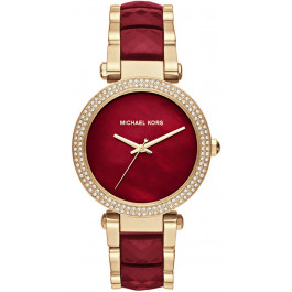 Uhrenarmband Michael Kors MK6427 Stahl Rot 20mm