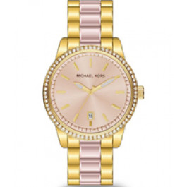 Uhrenarmband Michael Kors MK6461 Stahl Zweifarbig 18mm