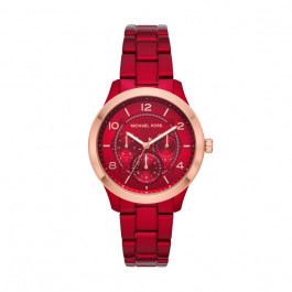 Uhrenarmband Michael Kors MK6594 Stahl Rot 18mm