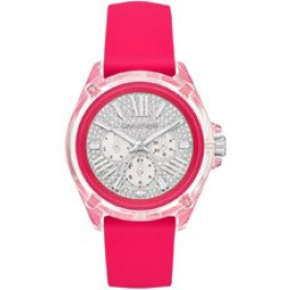 Uhrenarmband Michael Kors MK6677 Silikon Rosa 20mm